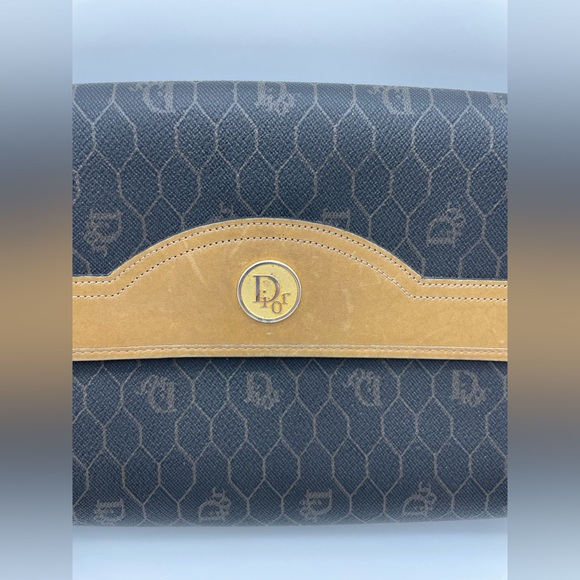 VINTAGE CHRISTIAN DIOR HONEYCOMB CROSSBODY - Picture 8 of 15